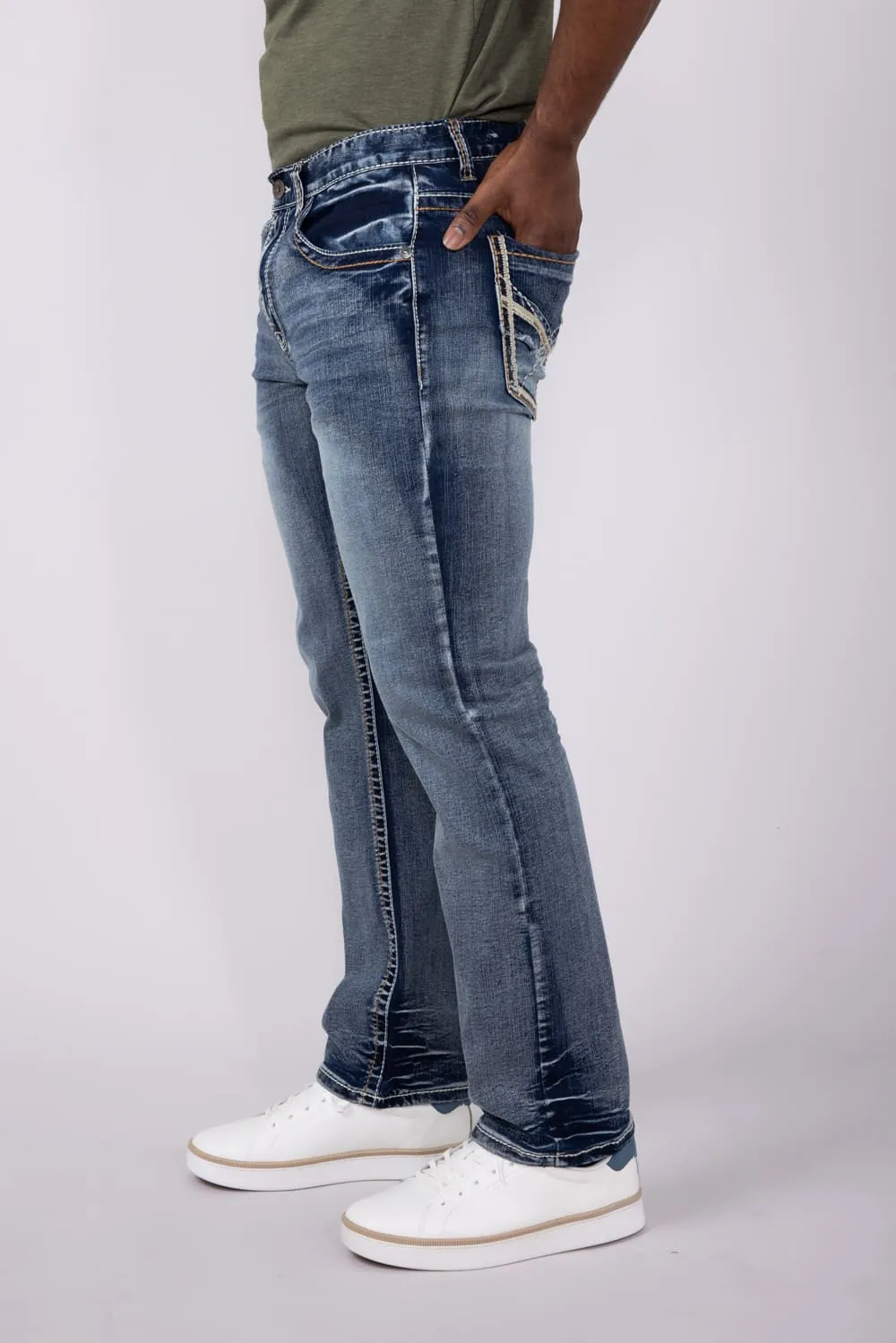 True Luck Cuyler Bootcut Jeans for Men | TL24012341