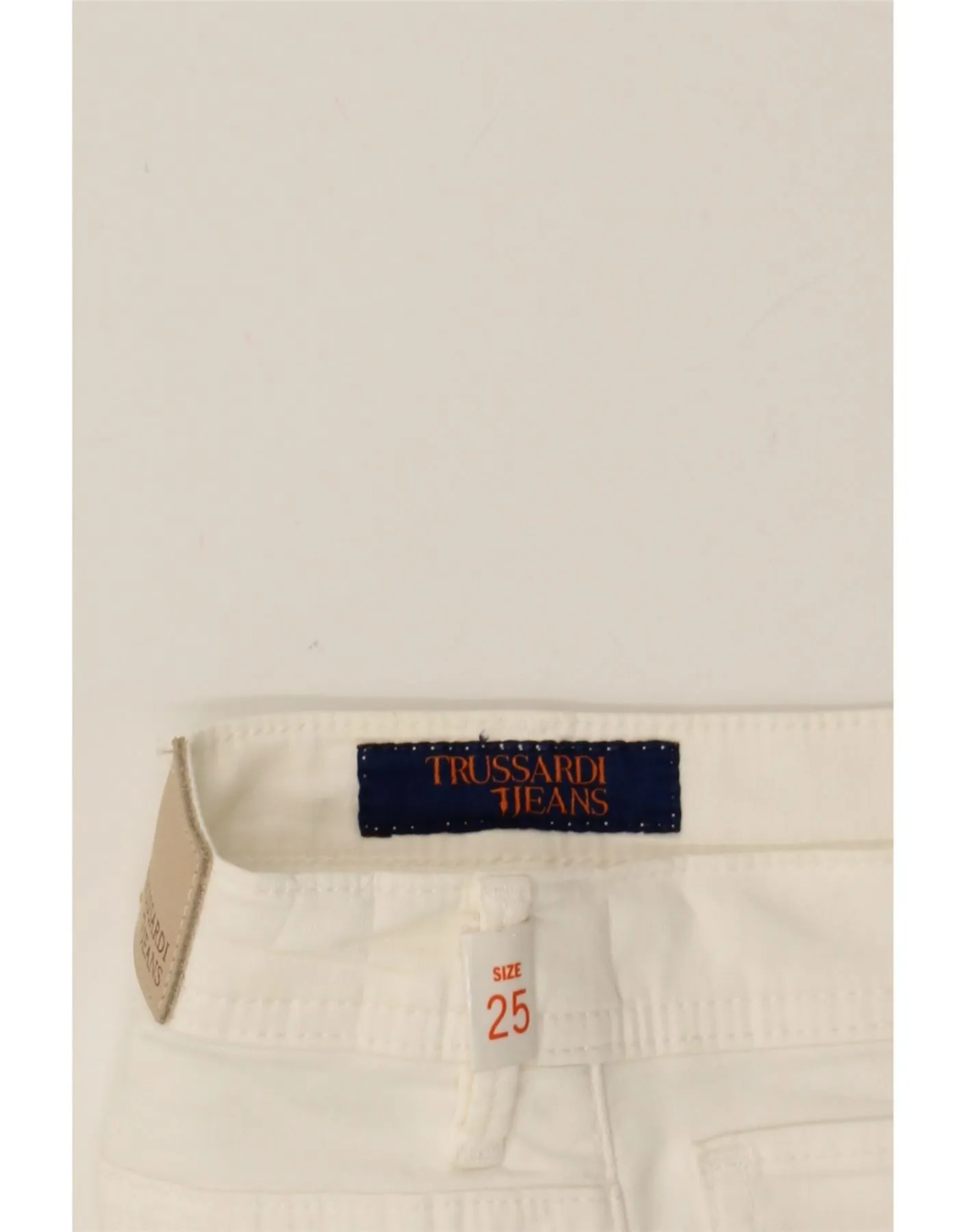 TRUSSARDI Womens Slim Jeans W25 L25 White