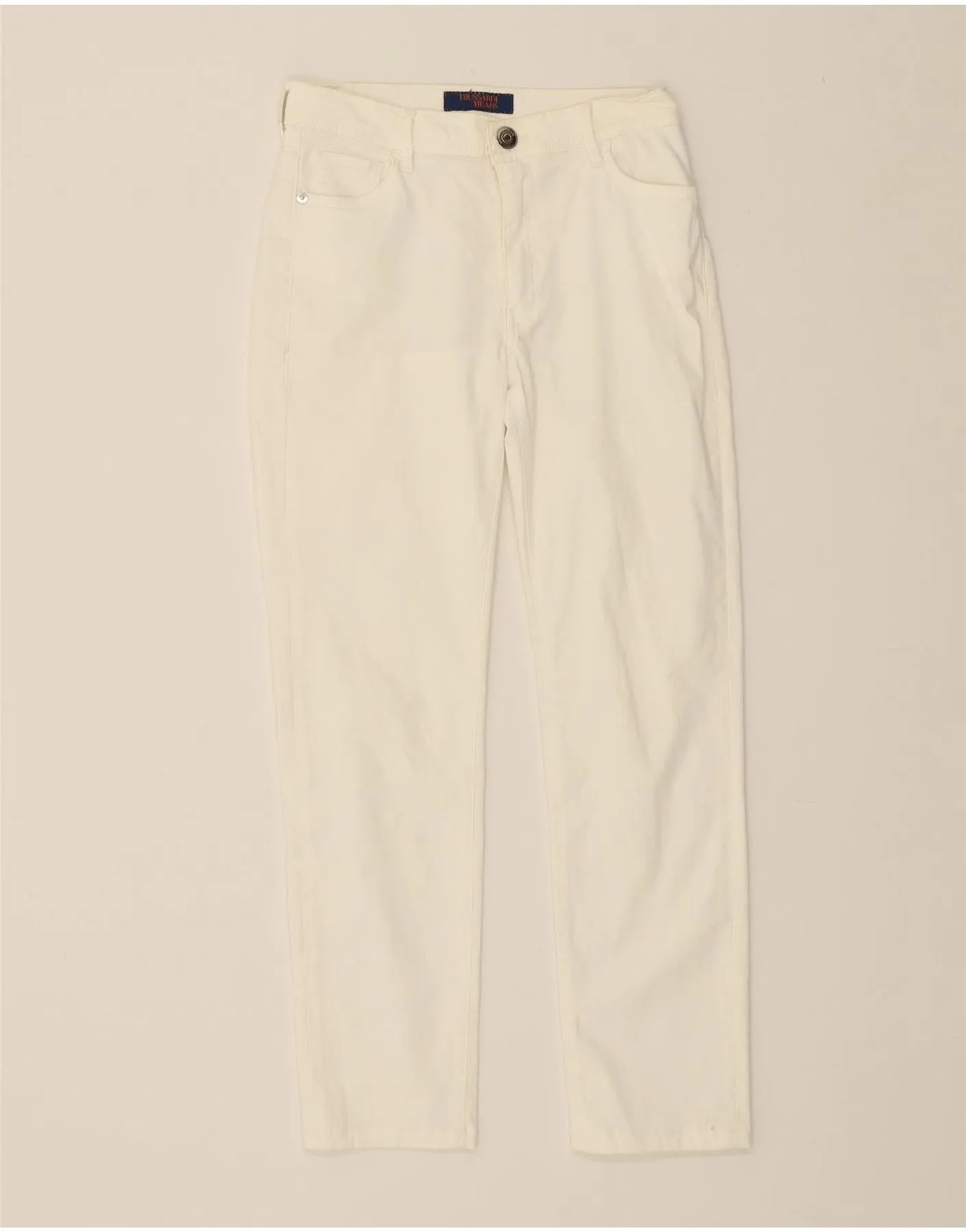 TRUSSARDI Womens Slim Jeans W25 L25 White