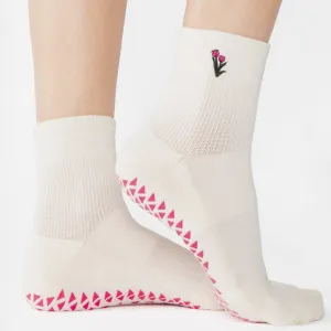 Tulip Ankle Grip Socks - (Barre/Pilates)