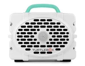 Turtlebox Gen 2 - White w/Teal Handle