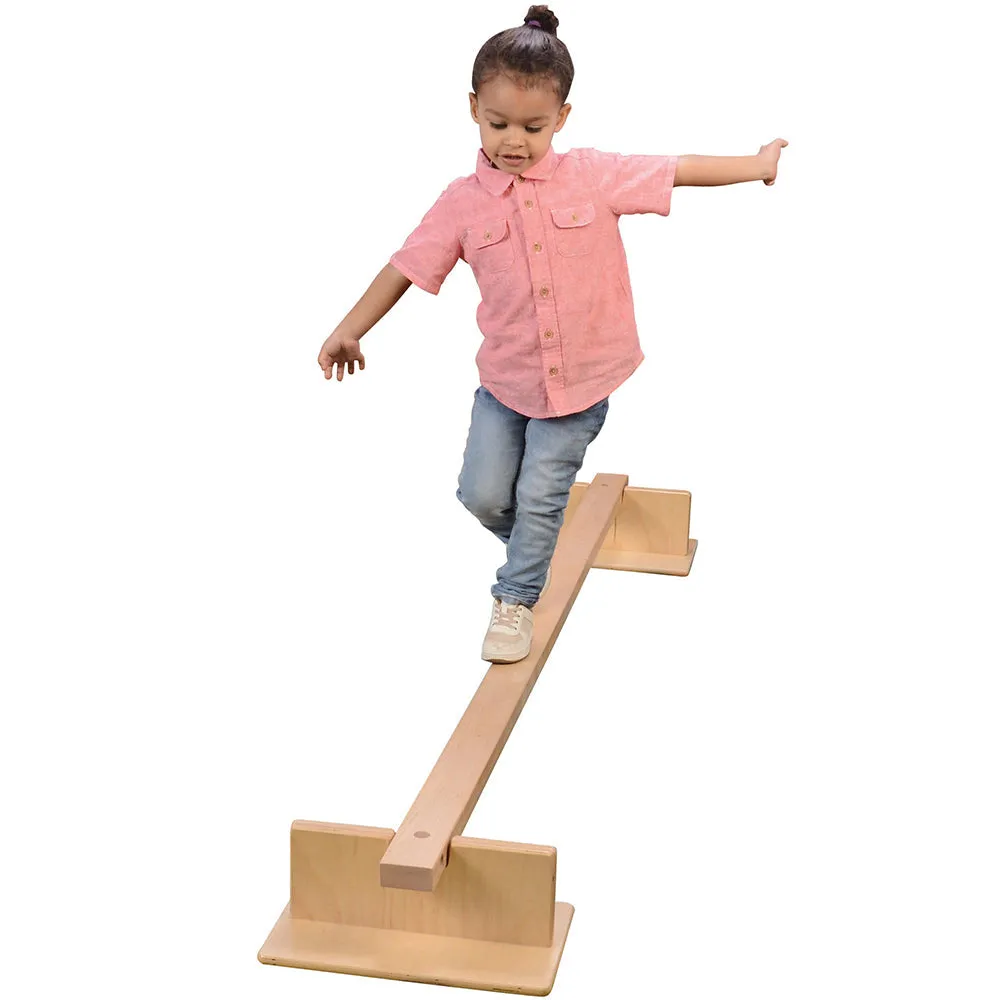 Two-Way Wooden Balance Beam | Enhance Gross Motor Skills & Focus
