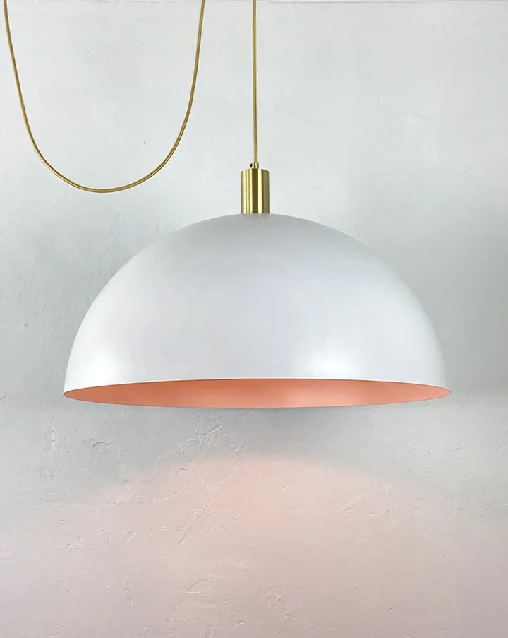 White 24" Dome Shade