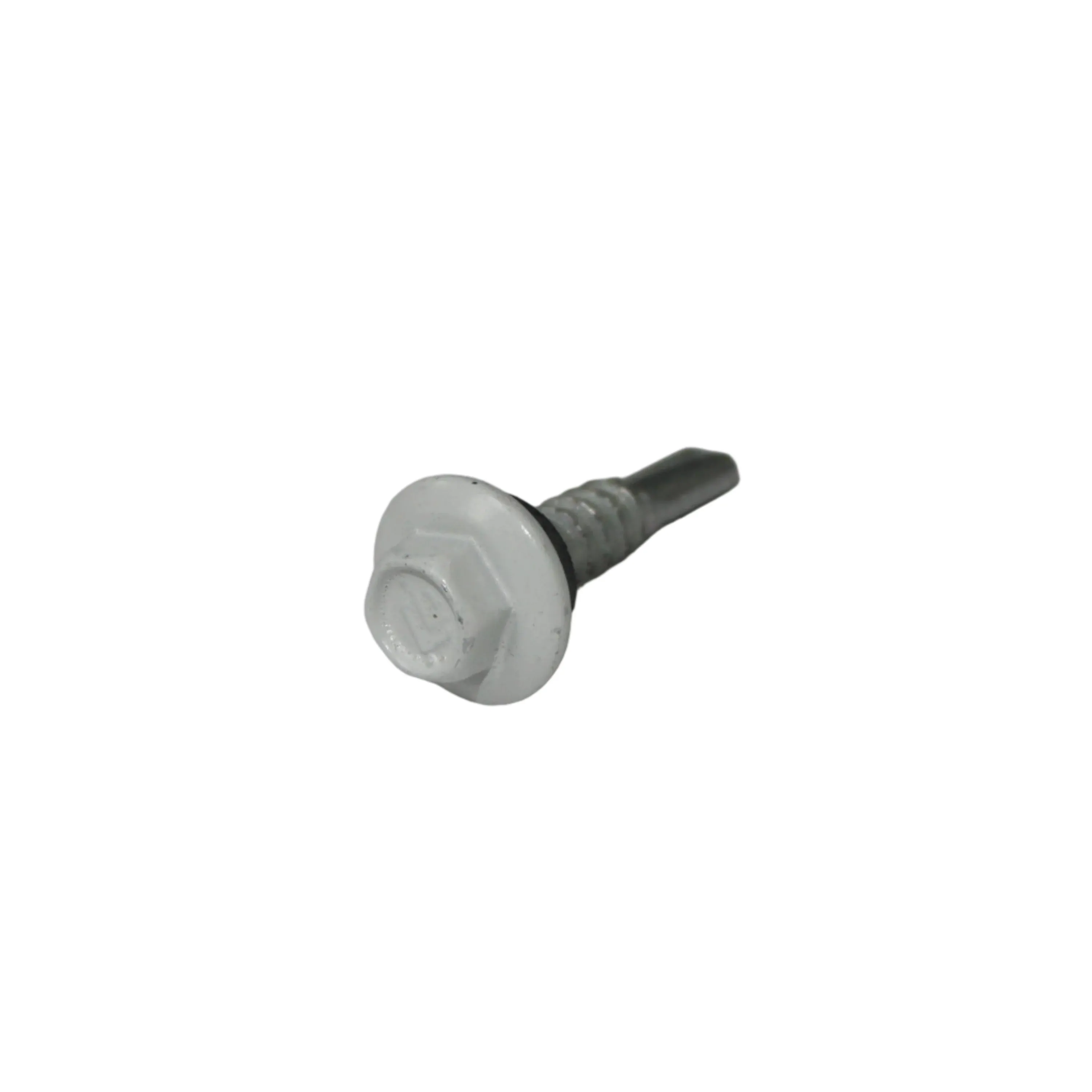 White Self-Drilling Roofing Screws #3