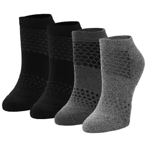 Women's Medium No Show 4 Pack