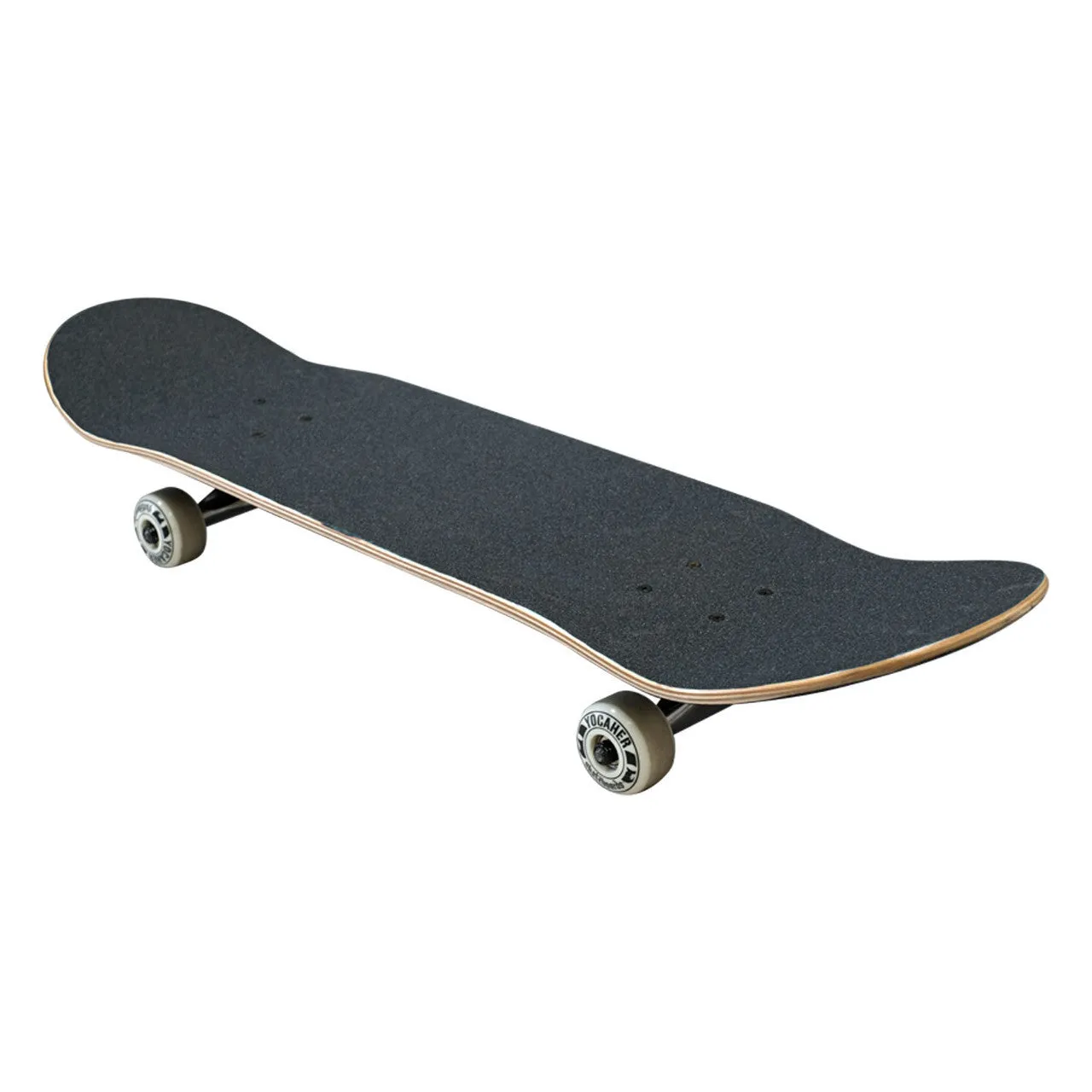 Yocaher Complete Skateboard 7.75"- Rockstar Cat- White Wink