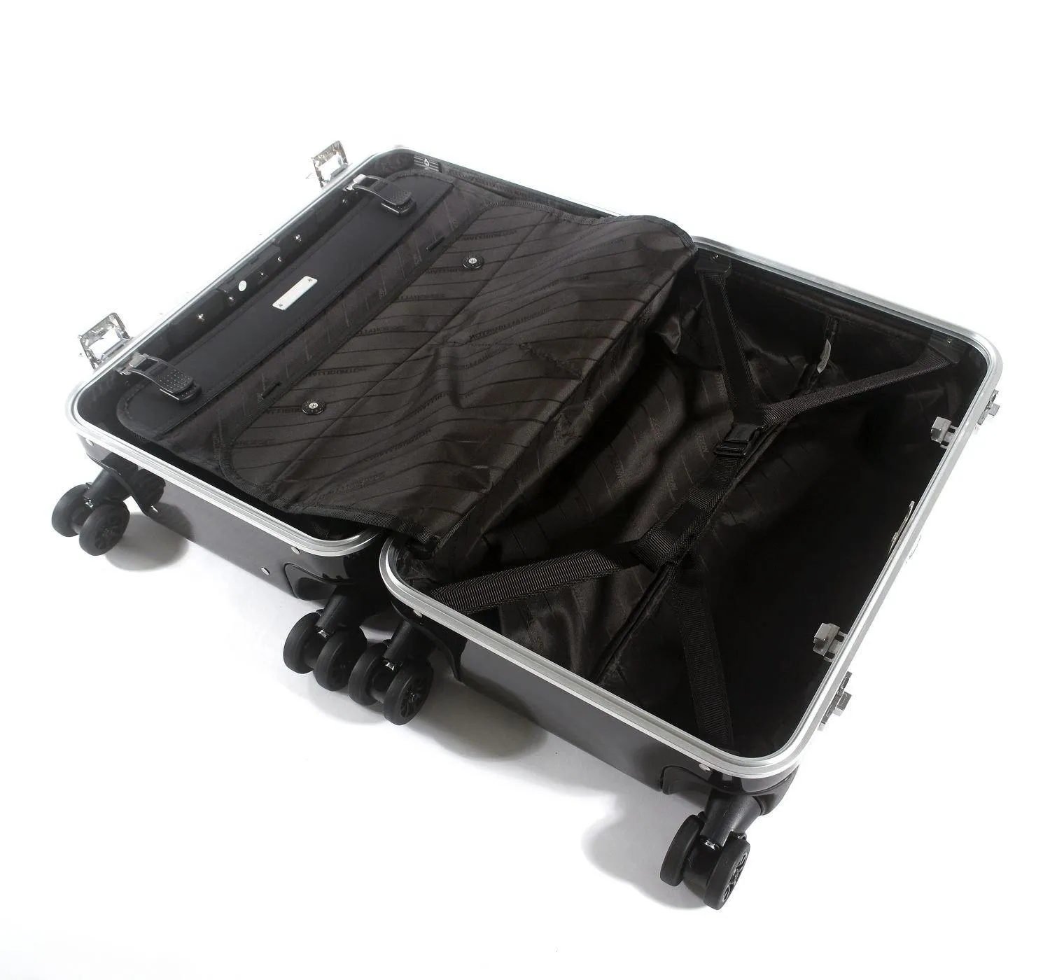 ZERO Halliburton Carbon Fiber Carry-On 4-Wheel Spinner Travel Case