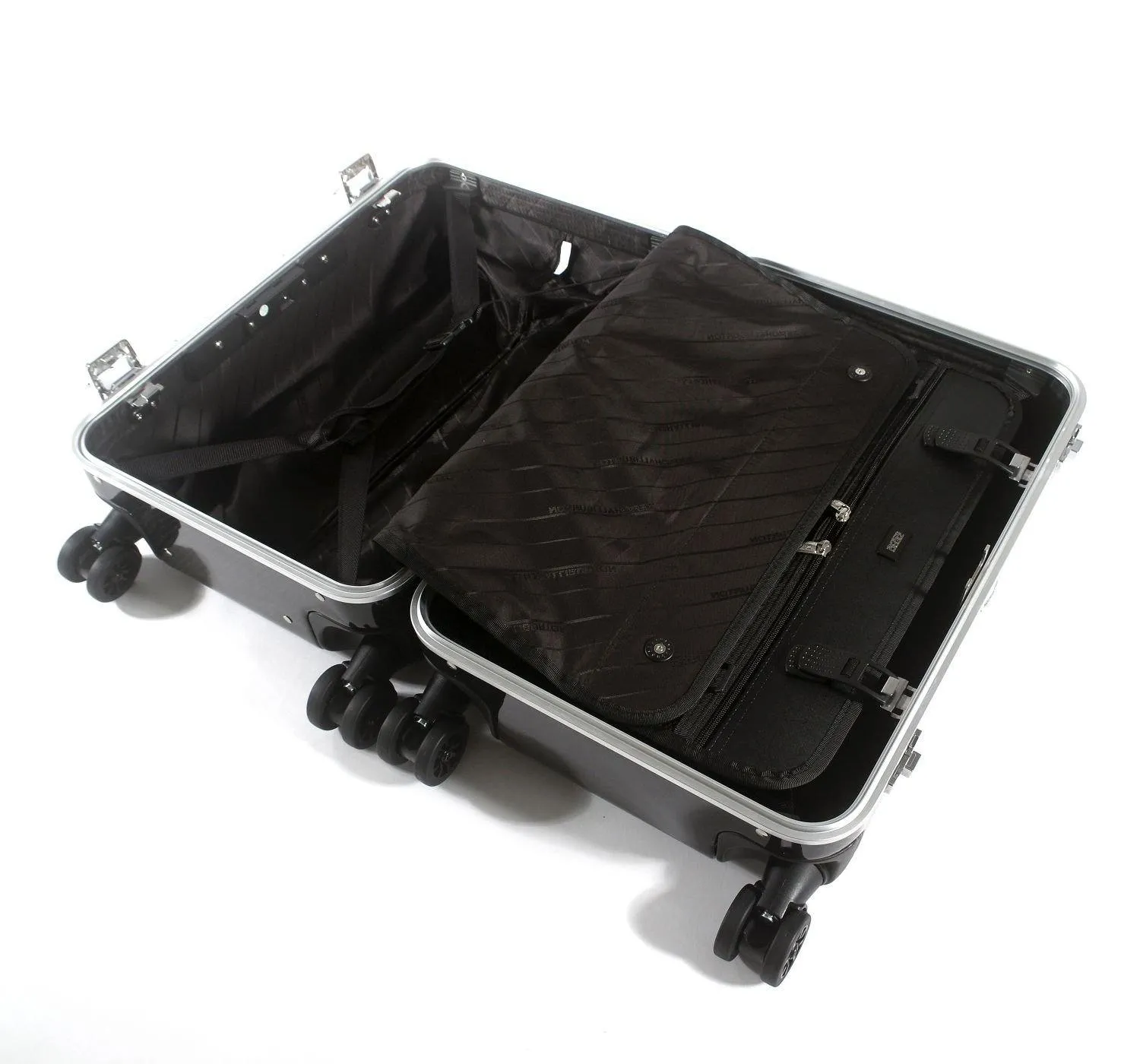 ZERO Halliburton Carbon Fiber Carry-On 4-Wheel Spinner Travel Case